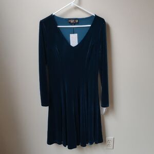 Marc Bouwer Velvet Long Sleeve Dress XS/S